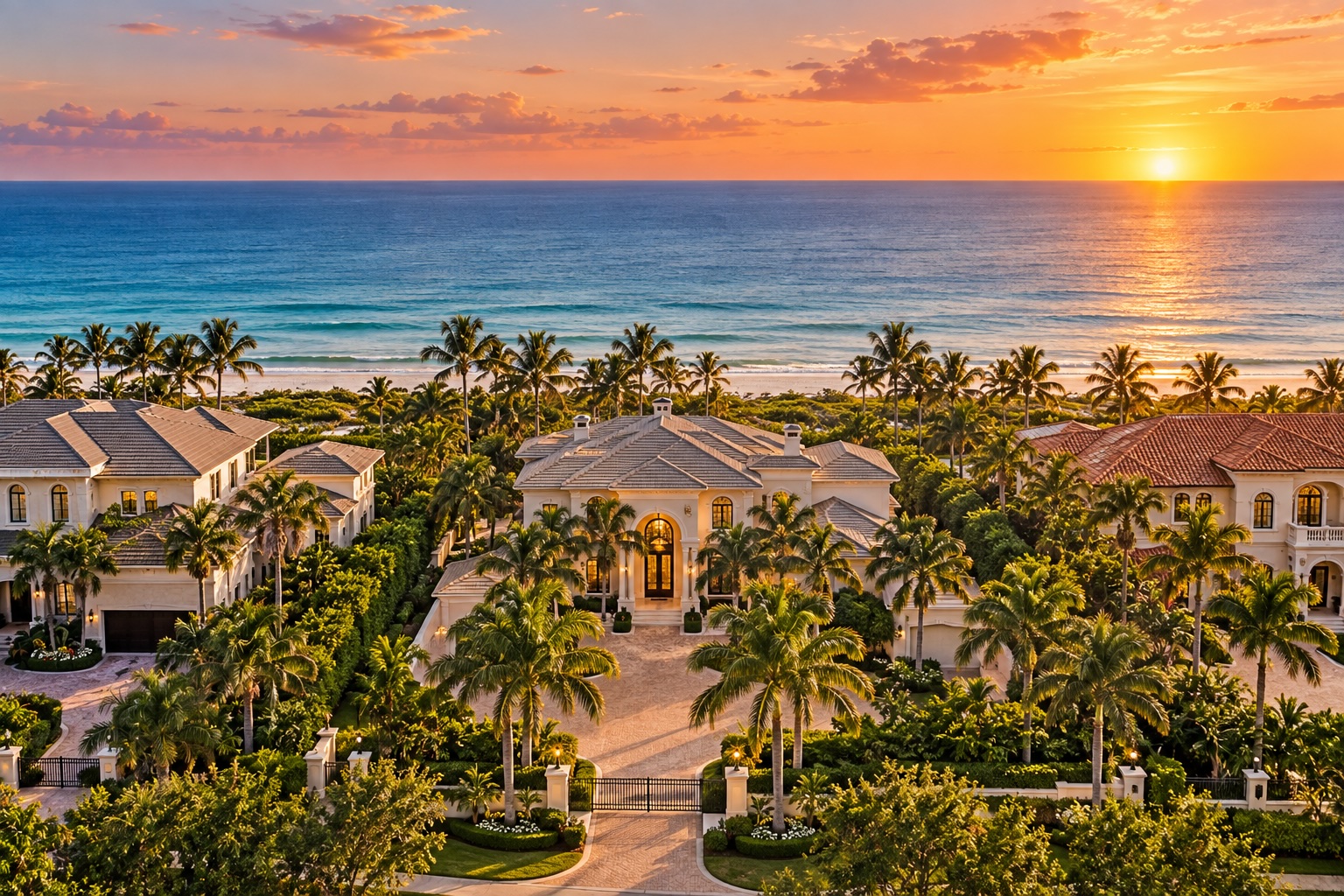 Estate homes in Bay Colony