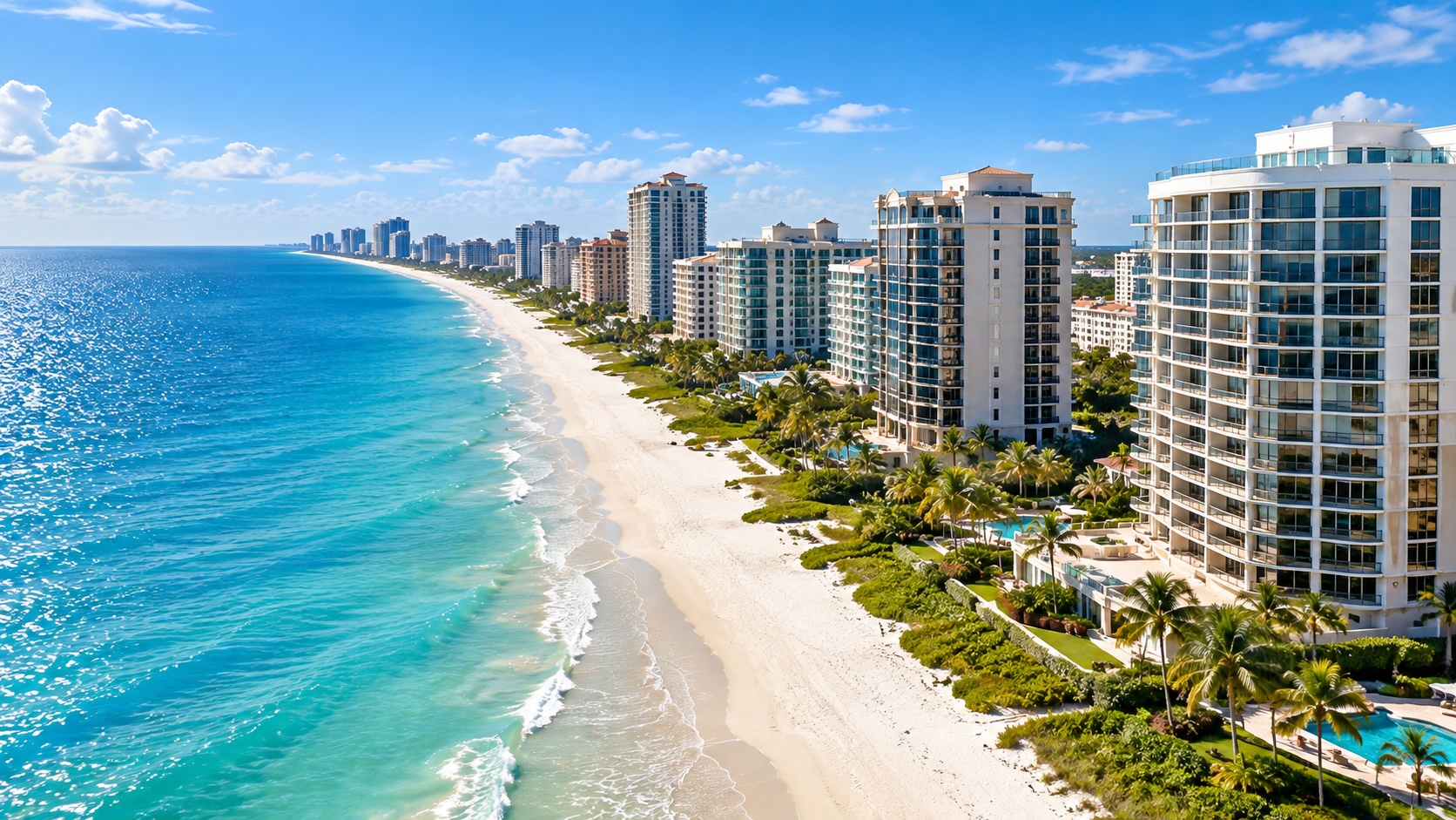 Beachfront condominium living in Naples