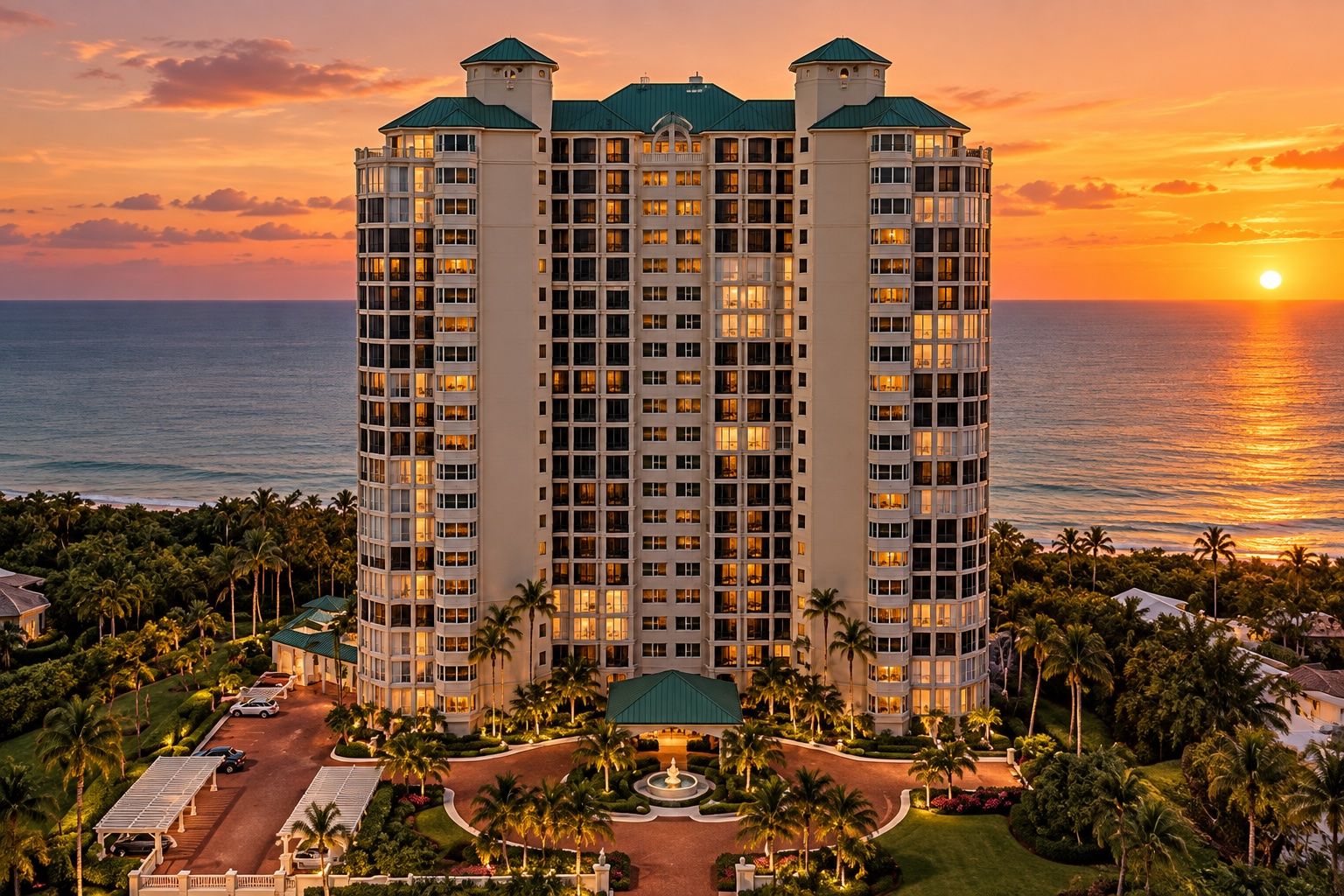 Carlysle condominium in Bay Colony